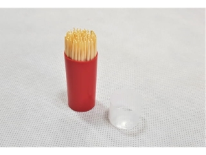 Toothpicks in Plastic box (60-80pcs)  (EHO1917J)