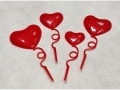 Cake Topper - Heart (4Pc/Set)  (EBB41J)