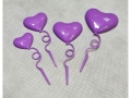 Cake Topper - Heart (4Pc/Set)  (EBB41J)