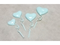 Cake Topper - Heart (4Pc/Set)  (EBB41J)