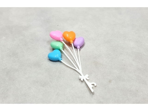 Cake Topper - Heart Balloons  (EBB42J)