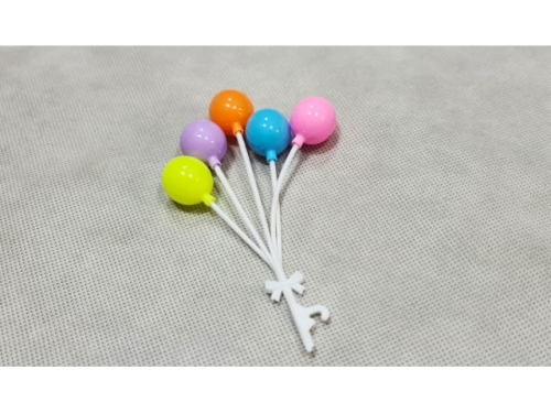 Cake Topper - Round Balloons    (EBB43J)