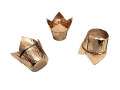 Muffin Paper Tulip Cups - gold  (EBB1332)
