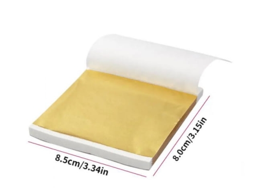 Gold foil paper 9x9cm,100pcs/bag  (EBB1345)