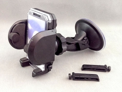 Phone holder with suction cup