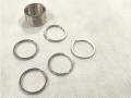 Keyring - Flat; Stainless Steel; 35mm; 1000/Pc   (EKC531)