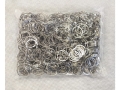 Keyring - Flat; Stainless Steel; 35mm; 1000/Pc   (EKC531)