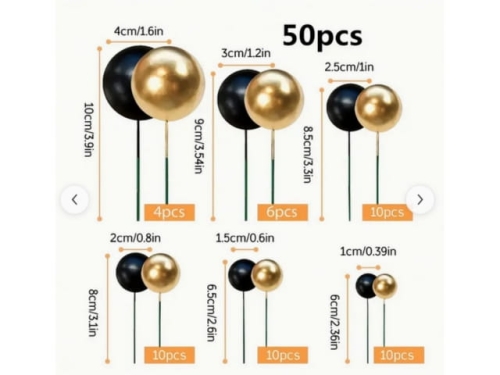 Cake topper- 50PCS/set (EBB65)