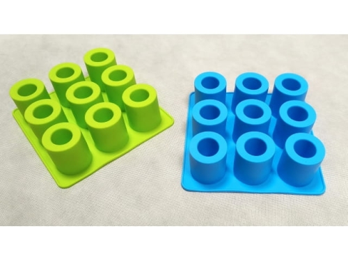 Ice Mould - Silicone- 9 ring shaped chambers  (EKW847)