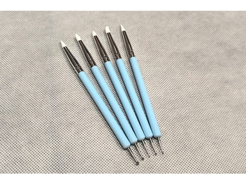 5pc nail tools kit, silicone barrel,15cm (EBB123)