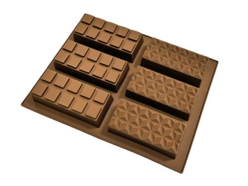Chocolate Mould - Silicone; Mix design -26*20*3cm  (EBB222)