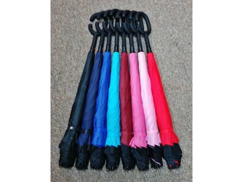 Reverse opening umbrella 105cm solid  (MB-14079)