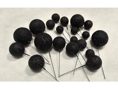 Cake Topper Glitter Balls -20Pcs/Bag   (EBB68)