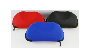 Case for glasses with zipper big mix of colors   (MJ7616)