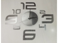 Clock glued to the wall