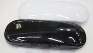 Spectacle glossy case black and white