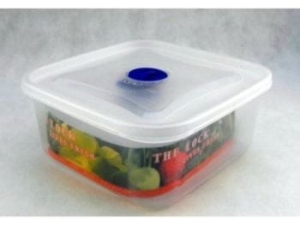 Square container for food 4 pcs
