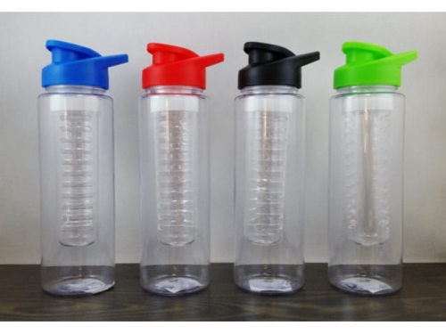 Water bottle with insert for fruit or ice  MB-10237