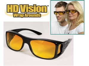 HD Vision glasses for night driving yellow