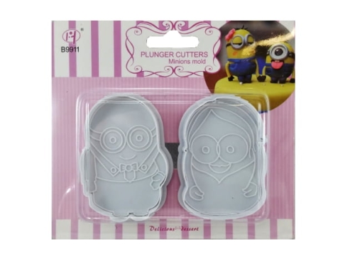 Forms for cutting cakes Minions Mr & Mrs  (MB-7954)