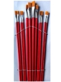 Set of large brushes 12 pieces