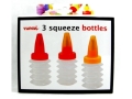Decorator cake, a bottle set of 3 pieces