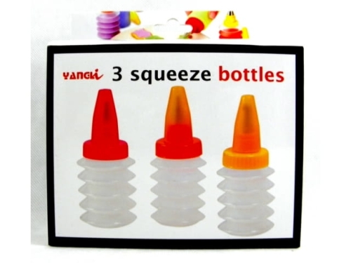 Decorator cake, a bottle set of 3 pieces