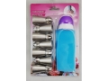 Cake Icing Nozzles With Icing Bag - 7 Pcs/Set (MB-12486)