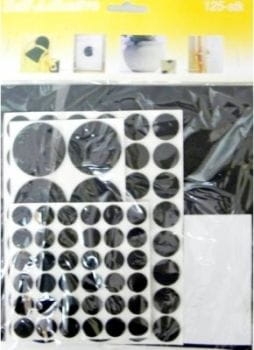 Rubber pads under furniture