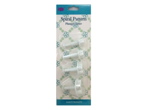 Cookies/Fondant Plunger Cutter Punch Set; Flower Shape (big) 4Pc/Set (EBB306P)