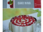 Cake Ring with scale - Metal; Round;  (Adjustable) 16-30Cm, 340 Gms   (EBB87P / MB-6551)