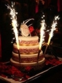 Birthday candles fountain 4 pieces