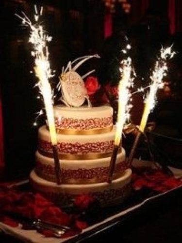 Birthday candles fountain 4 pieces