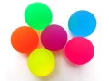 Rubber Balls - 50 Pcs/Set, 43Mm; Mix Colors    (ECG854S)