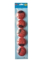 Fridge magnets smiling ladybirds 40 mm 5 pieces  MJ-450 B
