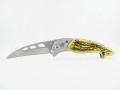 Side pocket knife spring knife 21 cm bone (MB-9234)