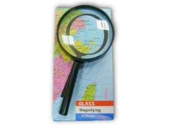 Magnifier 75 mm (Glass, Lens and Plastic Frame)  (ESG634J)
