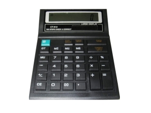12 digit calculator function checking and correction